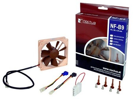 Комплект поставки Noctua NF-B9