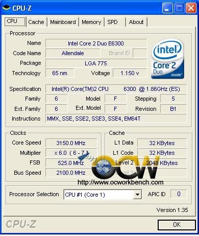 Разгон Core 2 Duo E 6300 на Gigabyte GA-965P-DQ6