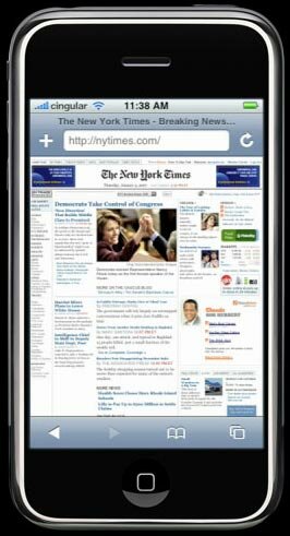 Apple iPhone Safari