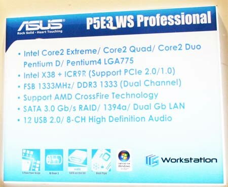 ASUS P5E3 WS Professional