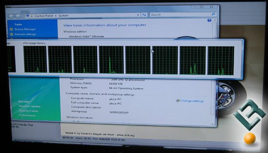 Windows Vista x64: 8 ядер двух процессоров Penryn в действии