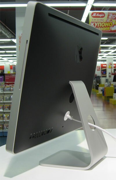 iMac 20″ (MA877): вид сзади