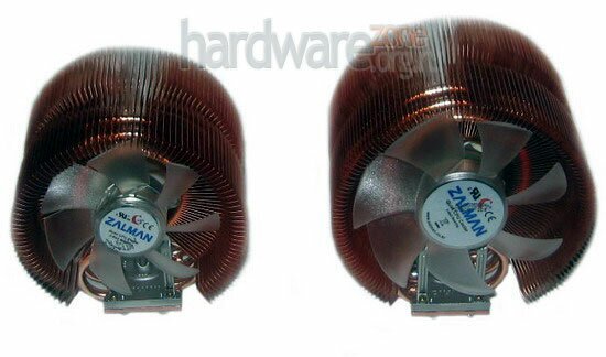 Внешнее сравнение Zalman CNPS 9500 Led и Zalman CNPS 9700 Led