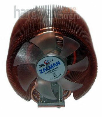 Вид спереди на Zalman CNPS 9700 Led