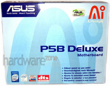 Упаковка ASUS P5B Deluxe