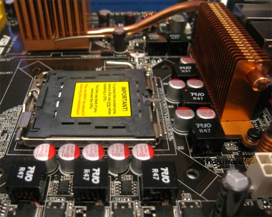 Околопроцессорное пространство ASUS P5W64 WS Professional