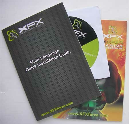 Комплектация XFX GeForce 7600 GT 256MB DDR3 XXX Edition (PV-T73G-UGD3)