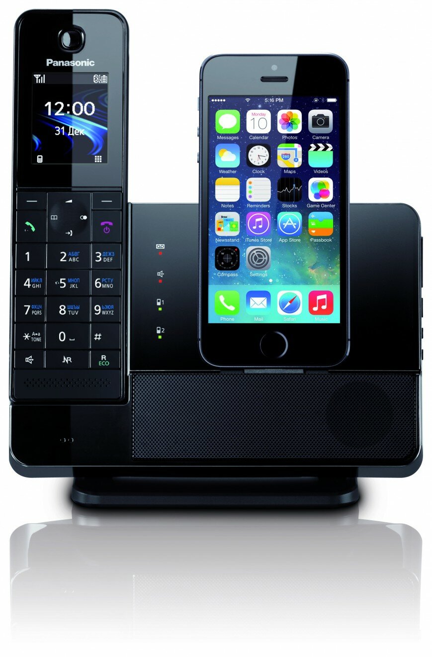 Panasonic представила DECT-телефон KX-PRL260RU с док-станцией для iPhone