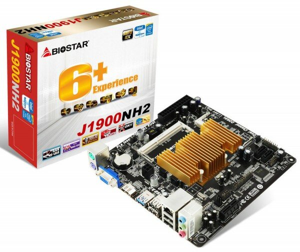 Biostar представила компактную плату J1900NH2 со встроенным процессором Celeron J1900