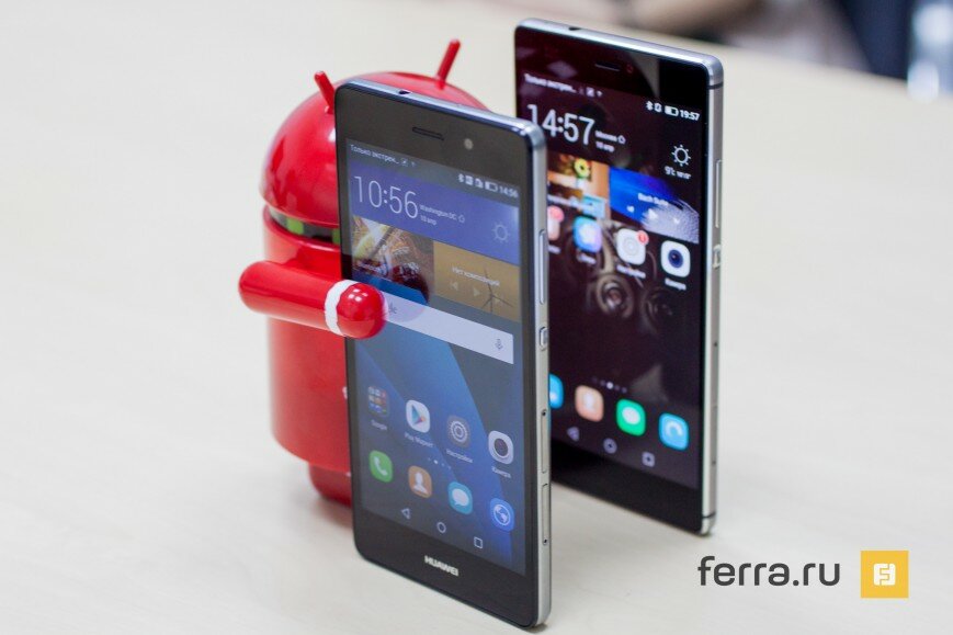 Смартфоны Huawei P8 и Huawei P8 Lite представлены официально
